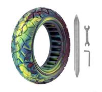 Off-Road Camo Solid Tire 10 Inch Anti-Puncture | Puncture-proof solid core, no inflation needed, for durable rubber compound, ideal for rough for gravel paths