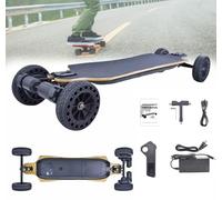 Off Road Electric Skateboard All Terrain Skateboard, with Remote Control, 1200W*2 Belt Drive Motor, Maximum Speed 40 km/h