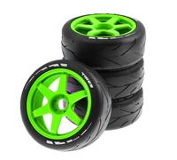 Off-Road For Buggy Tire For HPI For HSP For ARRMA 1/8 Rc Assembly | 4PCS rc off-road For buggy tires with 17mm hex provide grip and stable cornering on the dirt tracks. RC Beadlock Tires
