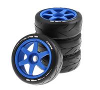 Off-Road For Buggy Tire For HPI For HSP For ARRMA 1/8 Rc Assembly | 4PCS rc off-road For buggy tires with 17mm hex provide grip and stable cornering on the dirt tracks. RC