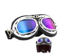 Off Road Goggles - Motorcycle Riding Glasses | Dustproof Riding Goggles, Full Frame Motorcycle Goggles, Adjustable Straps Road Glasses, Ensure Your Eyes From Damage And Decrease Eye Risk While Driving