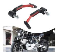 Off-Road Hand Guards 22mm Dirt Bike Mud Shield(Red) | High-strength alloy core, stable bracket fixings, prevents handlebar damage, crash buffer, long-term reliability