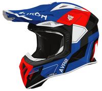 Off-Road Helmet Airoh AVIATOR ACE 2 SHIELD Blue/Red Gloss