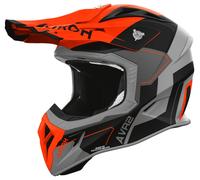 Off-Road Helmet Airoh AVIATOR ACE 2 SHIELD Orange Matt