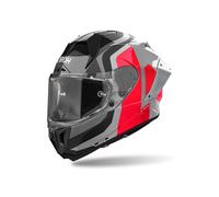 Airoh GP 800 Competition Carbon Helmet, black-grey-red, size XS for Men