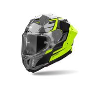 Airoh GP 800 Master Carbon Helmet, black-grey-yellow, size L for Men