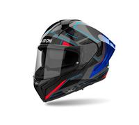 Off-Road Helmet Airoh MATRYX ROCKET Blue/Red Gloss