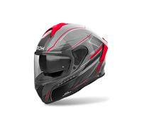 Airoh Spark 2 Shadow Helmet, black-grey-red, size L for Men