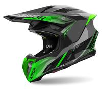 Off-Road Helmet Airoh TWIST 3 SHARD Green Gloss