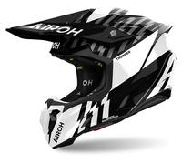 Off-Road Helmet Airoh TWIST 3 THUNDER Black/White Gloss