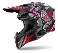 Off-Road Helmet Airoh WRAAAP CYBER Red Matt