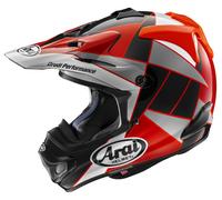 Arai MX-V Evo Peak Motocross Helmet, red, size XL for Men