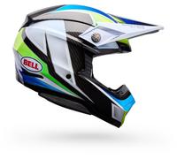 BELL Moto-10 Spherical MX Helmet Grid White/BlueXL Grid White,Blue
