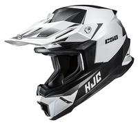 HJC C50 Slide Motocross Helmet, black/white/grey, size XXL (63/64)