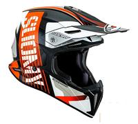 Suomy X-Wing Amped E06 Motocross Helmet, black/white/orange, size XL (61/62)
