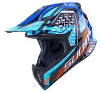 Suomy X-Wing Motley Motocross Helmet, black/blue, size M (57/58)