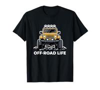 Off Road Life 4x4 Adventure Truck Graphic Design T-Shirt