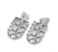 Off-Road Moto Foot Rests Durable Wear-Resistant Design(silver)