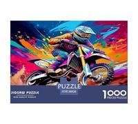 Off-road Motorcycle Puzzle 1000Pc Jigsaw Adults Kids Puzzles Suitable for Home Decor Challenging Games Creative Geometric Presents 1000pcs 38x26cm/1000pcs