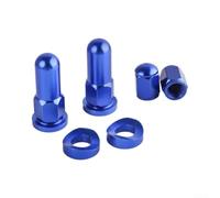 Off-Road Motorcycle Tire Valve Lock Nut Washer(Blue)