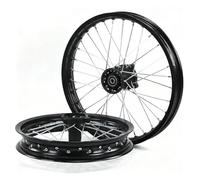 Off Road Motorcycle Wheels Set Aluminum Front 1.60-19 & Rear 1.85-16 Alloy Rims 12mm/15mm Axle Options for Dirt Bikes Forests Desert(12mm front+rear)