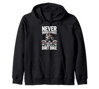 Off road racing grandpas enjoy riding vintage motorcycles Zip Hoodie