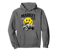 Off Road Rally Car Smile Face Market Pit Racing Art Pullover Hoodie