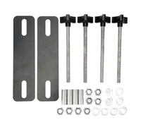 Off Road Traction Board Mounting Pins Adjustable Brackets Set for Recovery Tracks with 4.72 6.69in 12 17cm Hole Mounting Pins(Black)