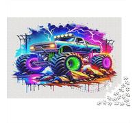 Off-road Vehicle 1000pc Jigsaw Featuring Unique Shapes Favourites Jigsaw As Anti-stress Puzzles for Digital Detox Activities And Retirement Gifts 70x50cm/1000pcs