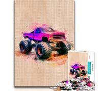 Off-road Vehicles Jigsaw Puzzles for Adults 1000 Piece,Help The Brain Exercise Addictive Toys to Cultivate Patience Parent-child Interaction 50x75cm