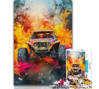 Off-road Vehicles Jigsaw Puzzles for Adults 1000 Piece Puzzle,Help The Brain Exercise Addictive Toys to Cultivate Patience A Work of Art 38x26cm