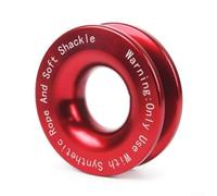 Off Road Winch Pulley Block Aluminum Alloy Material for Recovery Operations on Unpaved Terrain Compatible with Standard Winch Accessories (Red)