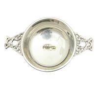 Off Roader Enamel Chrome Plated Steel Quaich Bowl Scottish Quaich 295
