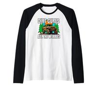 Off Roading Mudding Dirt Cures All The Worries Raglan Baseball Tee