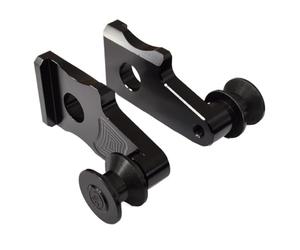 Off-Set Black Rear Spools Paddock Stand Bobbins CB750 Hornet 2023-2025