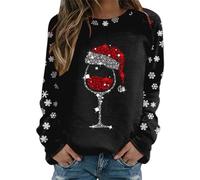 Off Shoulder Sweatshirt Bluey 2025 Christmas Jumper Womens Grey Jumper Santa Claus Jumper Ladies Xmas Dresses Peacock Christmas Jumpers Christmas Sweatshirt For Women Uk Christmas Jumpers Men Pub