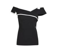 Off-shoulder Top- female- Karl Lagerfeld- Blouses- Black- M- Blouses & Shirts M
