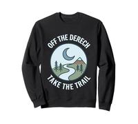 Off The Derech Take The Trail Funny Jewish Hebrew Camping Sweatshirt