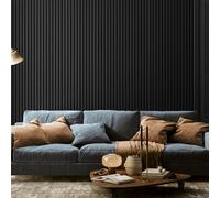 Off the Grain Pack of 2 Paintable Wood Slat Wall Panels - DIY Wall Decor - 240cm x 40cm in Natural | Size: 240 cm x 40 cm Off the Grain Natural 240 cm x 40 cm