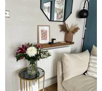 Off The Grain Wooden Radiator Shelf - Floating Pine Shelf - L150Cm