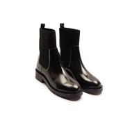 Off The Hook Brook Chelsea Ankle Boots With Elastic Side Panels In Black Black