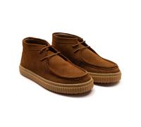 Off the Hook Men's BOLAN' Boys Suede Leather Moccasin Lace-up Boots in Tan | Size: 6 Off the Hook Tan 6