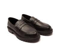 Off the Hook Men's 'Bowie' Leather Black Elevated Loafer | Size: 8 Off the Hook Black 8