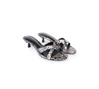 Off the Hook Women's Jess PU Kitten Heel Mule Sandals | Size: 3 Off the Hook Multicolor 3