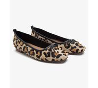 Off the Hook Women's 'Pinner' Leopard Print Ballerinas in Tan | Size: 3 Off the Hook Tan 3