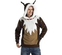 OFF THE RACK Unisex Men's Christmas Jumpers Funny Santa Rudolph Llama Reindeer Novelty Ladies Sweaters