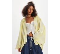 Off The Shore Cocoon Duster Top at Free People in Yellow - female