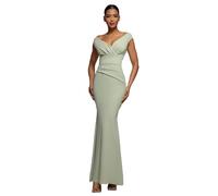 Off-the-shoulder Dress Women Goddiva Maxi Vert 36