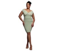 Off-the-shoulder Dress Women Goddiva Plus Midi Vert 50