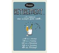 Off The Wagon Retirement Card Funny, Happy Retirement Greeting Card Funny, 1, Retirement, Greetings Card, 159x235mm ZXW8389